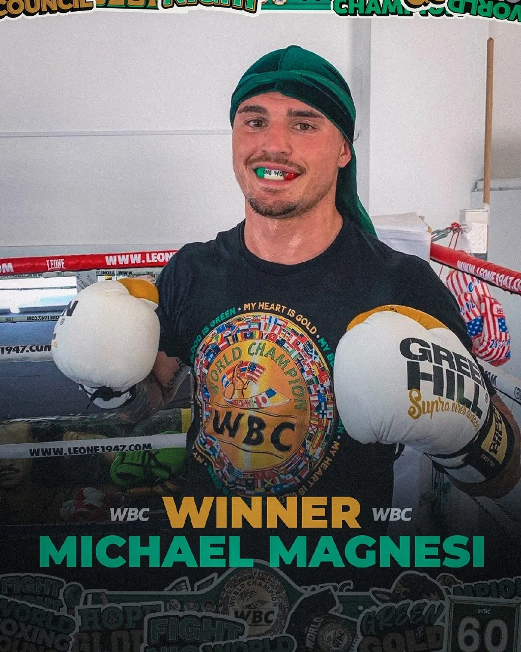 Magnesi beats Theran, defends his WBC Si...