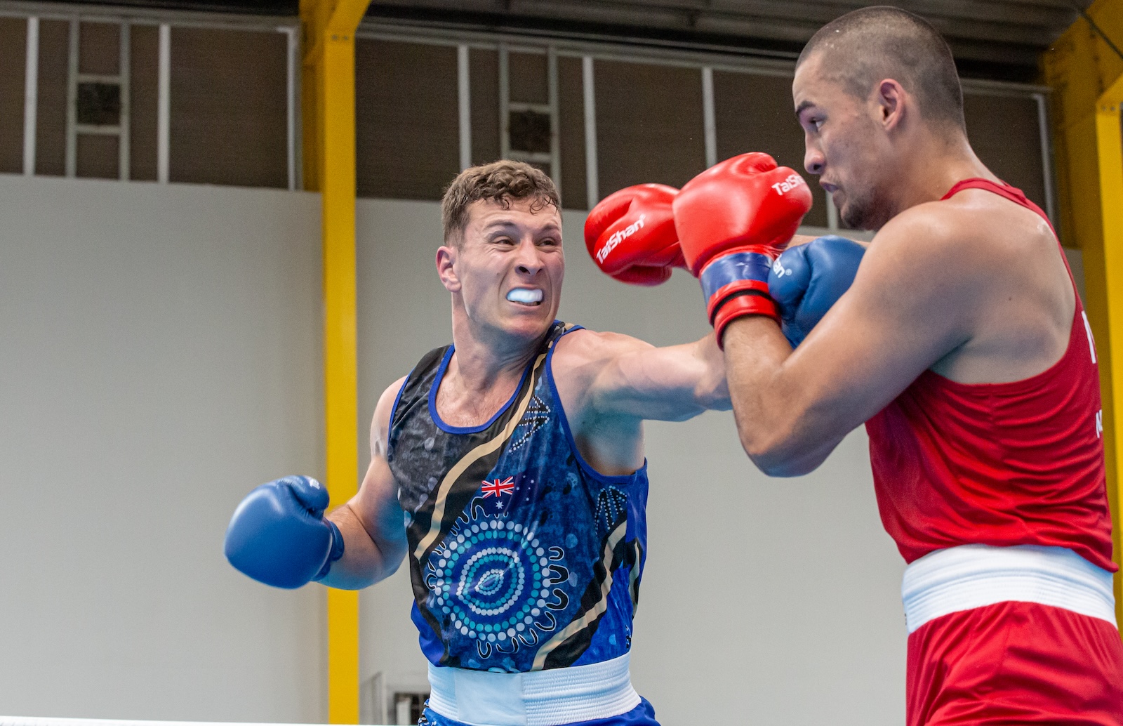 Boxers from Australia, New Zealand, Tong...