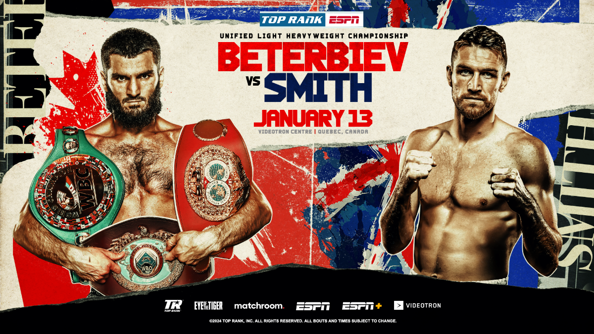 Beterbiev – Smith on January 13 in Can...