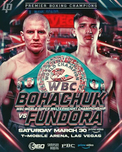 Fundora vs. Bohachuk for vacant WBC World Super-welterweight title