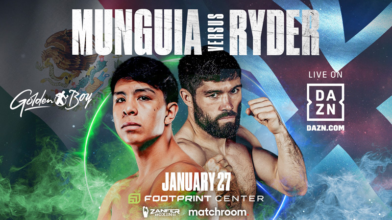 Munguia vs. Ryder this weekend in Phoeni...