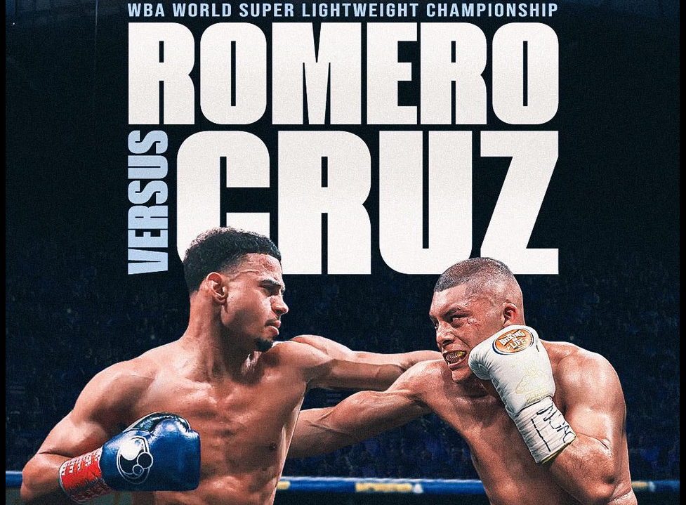 Official, Romero vs. Cruz for WBA World super-lightweight title