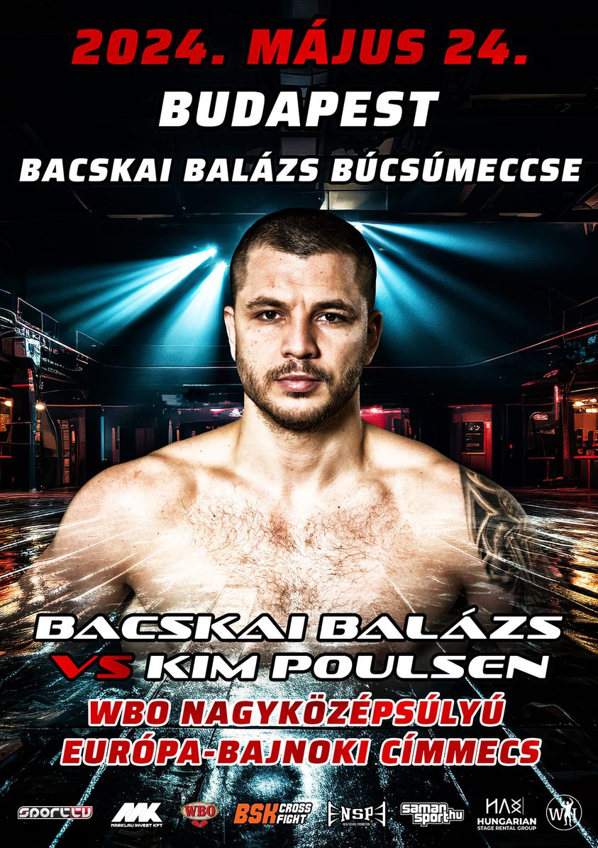 Unbeaten Bacskai will have his farewell ...