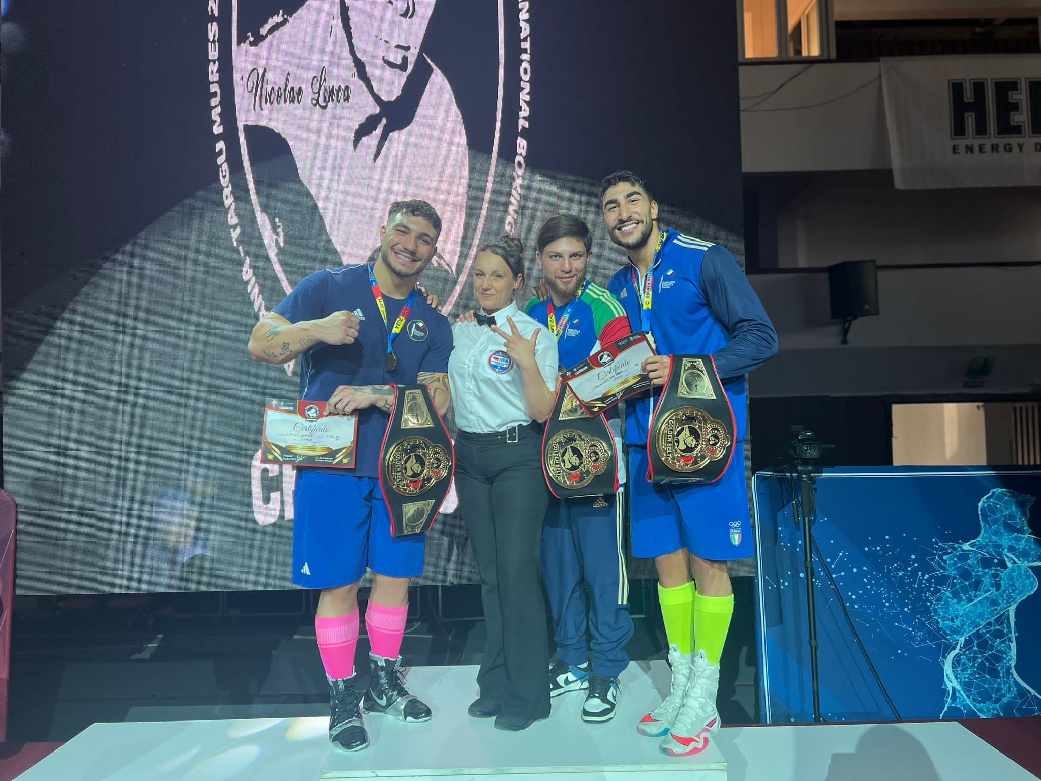 Strong Italians and Mexicans in the finals of the Golden Belt Tournament