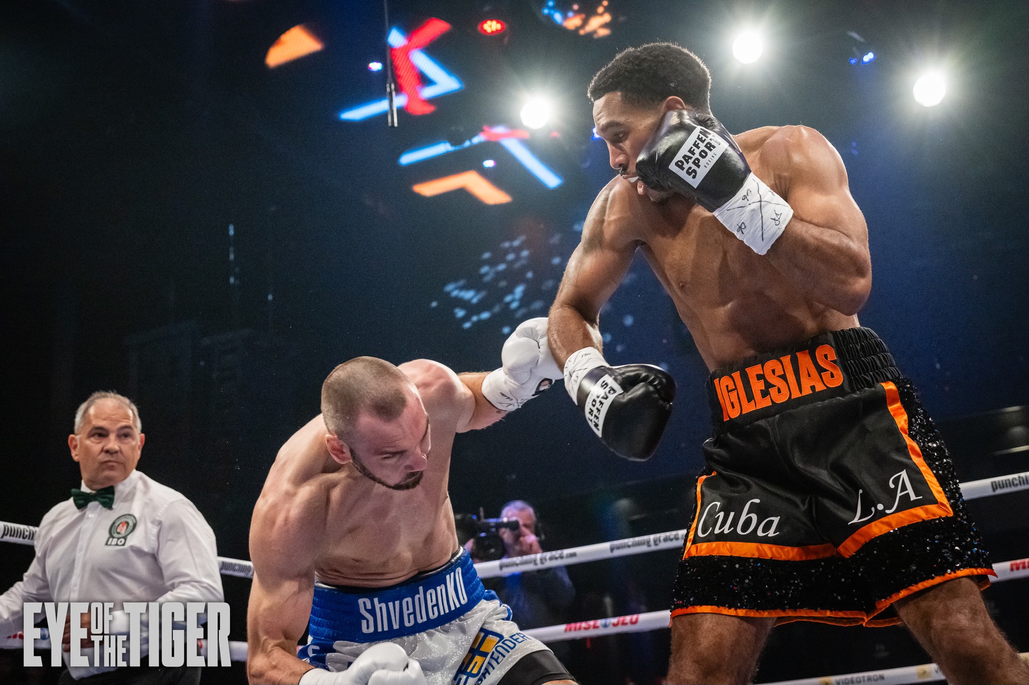 Iglesias defends IBO World title with huge KO win over Shvedenko