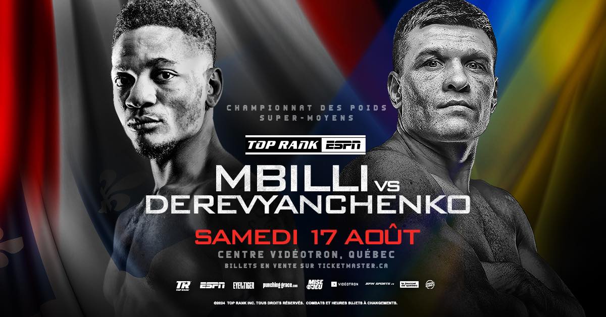 Mbili vs Derevyanchenko on August 17