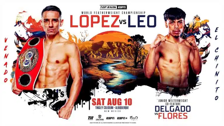 Lopez vs. Leo this Saturday for IBF feat...