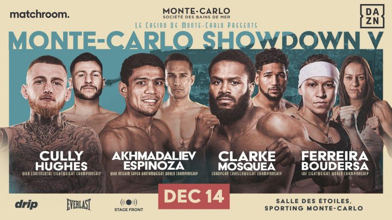 Akhmadaliev vs. Espinoza on December 14 ...