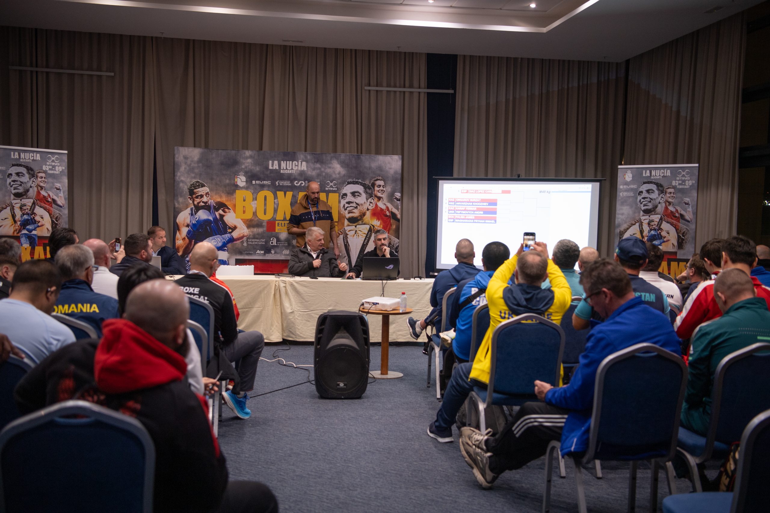 The Technical Meeting confirmed the participation of 166 boxers at the Boxam Tournament