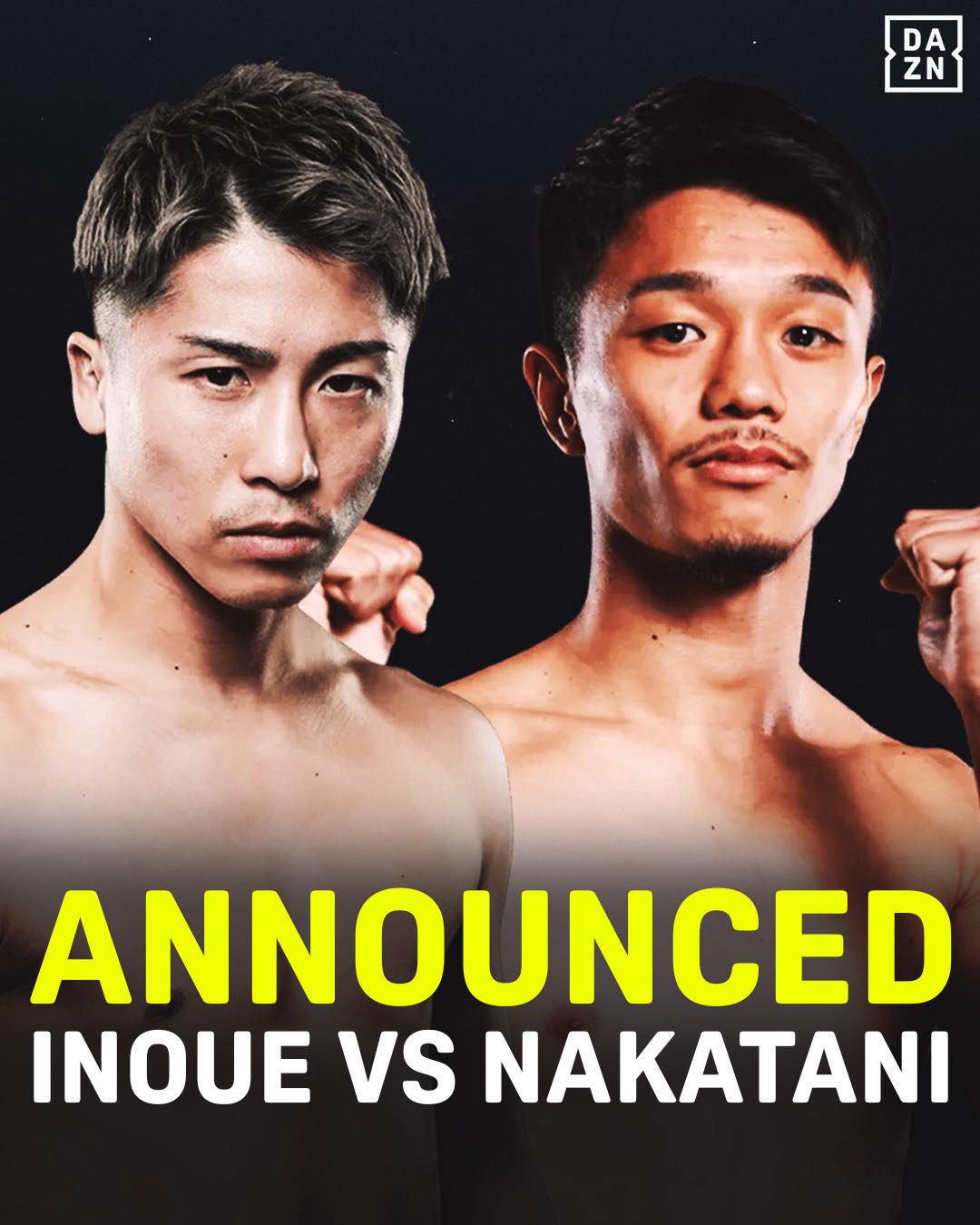 Inoue vs. Nakatani on May 2 in Tokyo